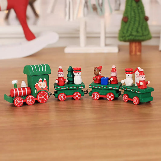 Tren Navideño Verde – 21 cm