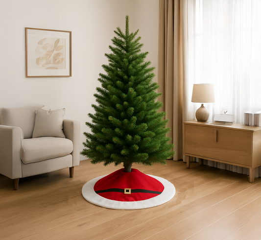 Faldón de Árbol de Navidad Traje de Santa - 90 cm