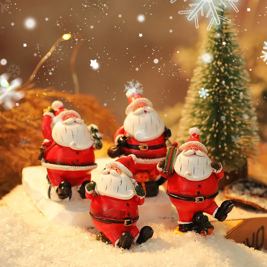 Figura Santa 7 cm – Adorno Navideño Miniatura