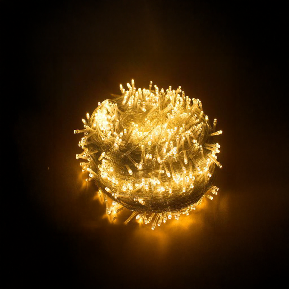 200 Luces LED Cálidas Navidad – 20 Metros