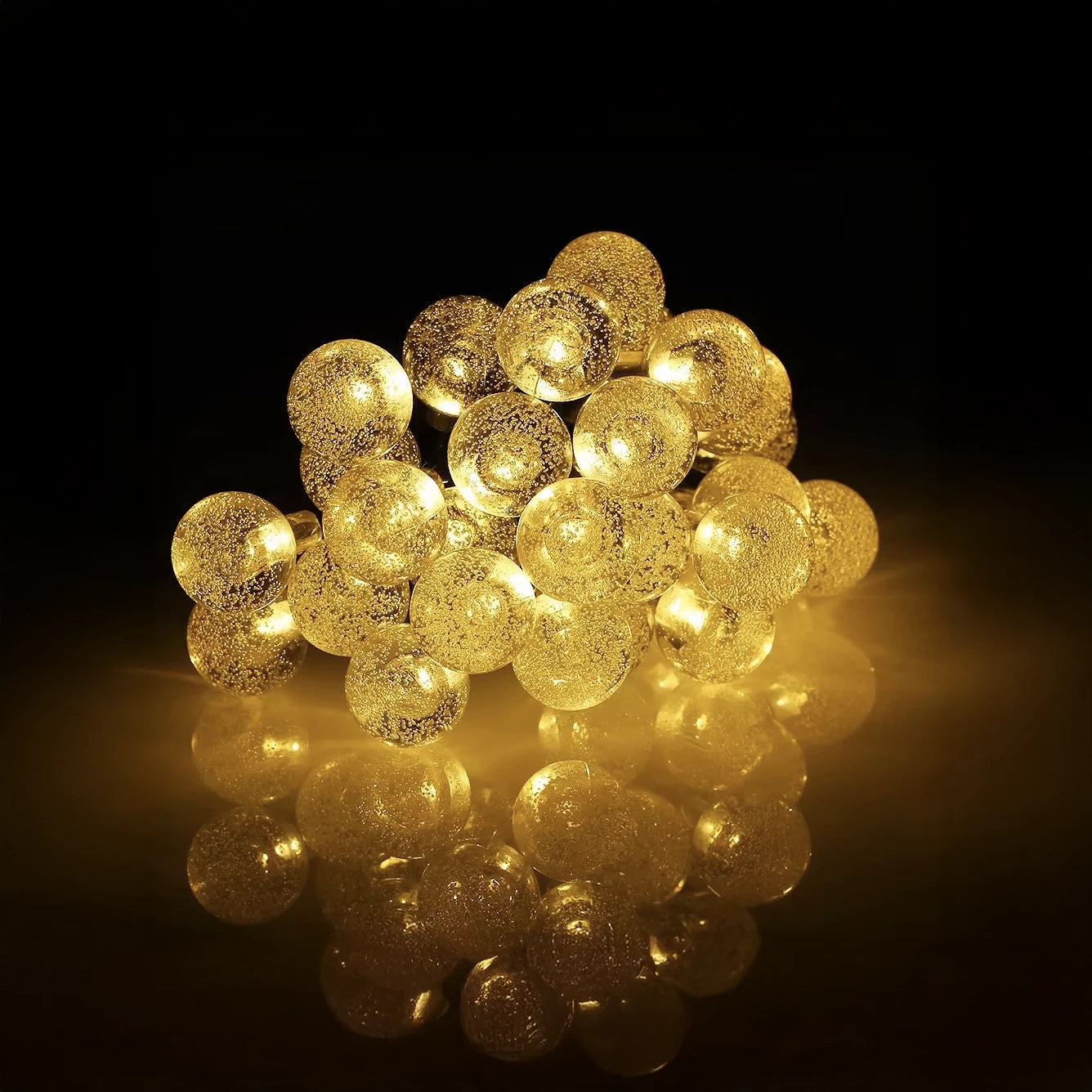 Guirnalda Solar 30 Luces LED Redondas