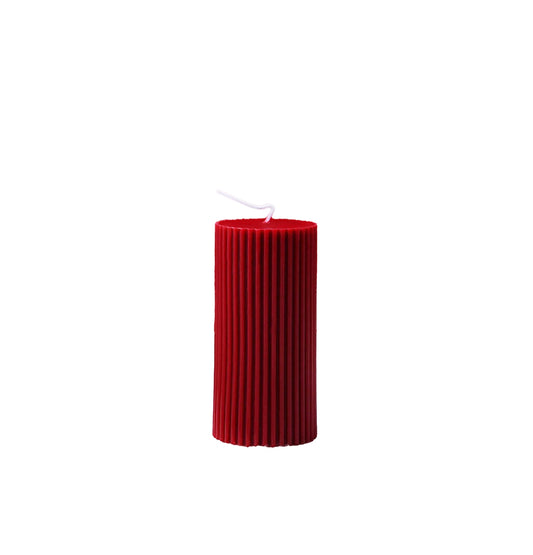 Vela Roja Navideña  5x10 cm