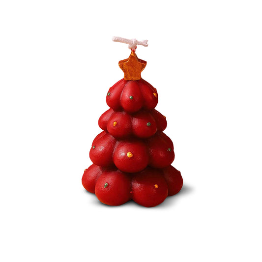 Vela Árbol de Navidad Rojo