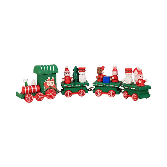 Tren Navideño Verde – 21 cm