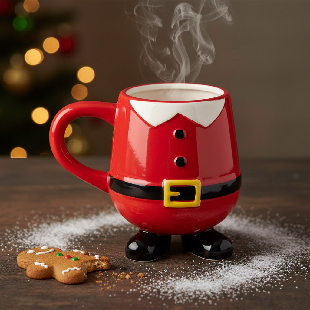 Tazón Navideño Santa con Patas – 350 ml