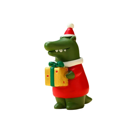 Adorno Navideño Mini Cocodrilo – 6,6 cm