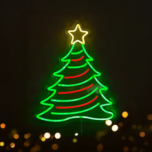 Luz Neón Árbol de Navidad LED - 51 cm