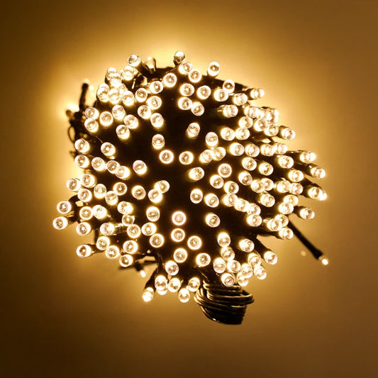 Guirnalda de 400 Luces LED Cálidas – 12 Metros